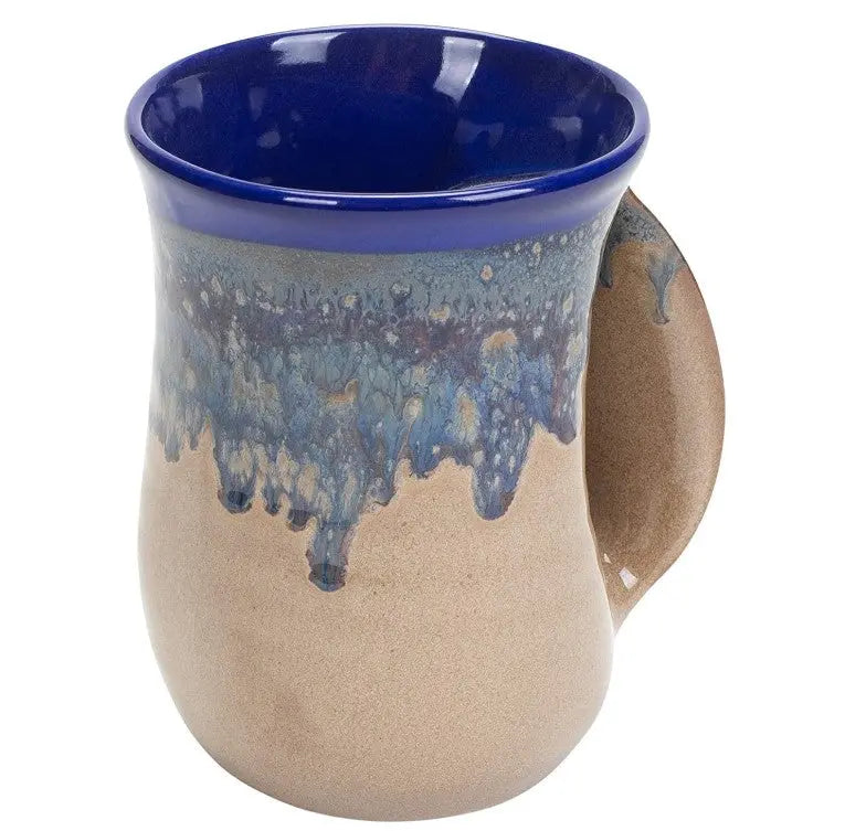 Clay In Motion Cobalt Canyon Right-Handed Handwarmer Mug - The Perfect Pair  - [boutique]