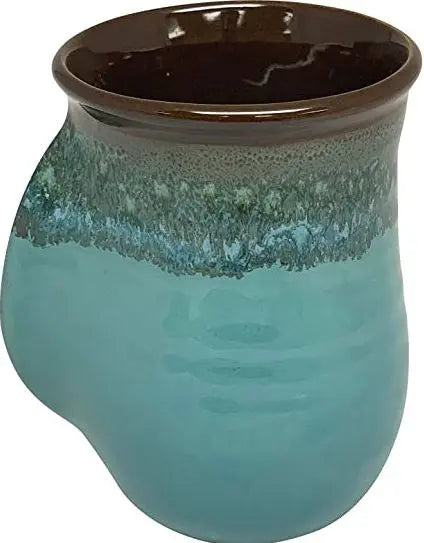 Clay In Motion Ocean Tide Right-Handed Handwarmer Mug - The Perfect Pair  - [boutique]