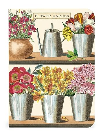 Cavallini Gardening 3 Mini Note Books - The Perfect Pair