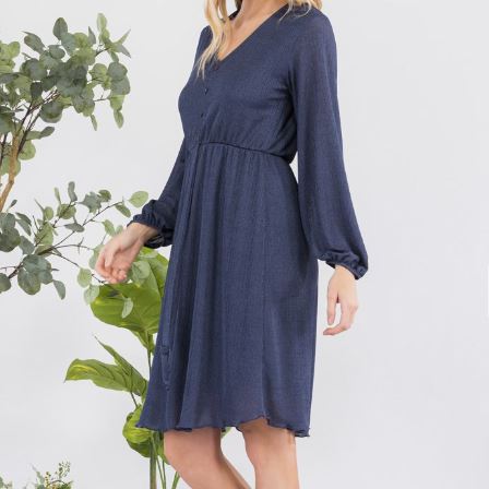 Chris & Carol Navy Dress - The Perfect Pair