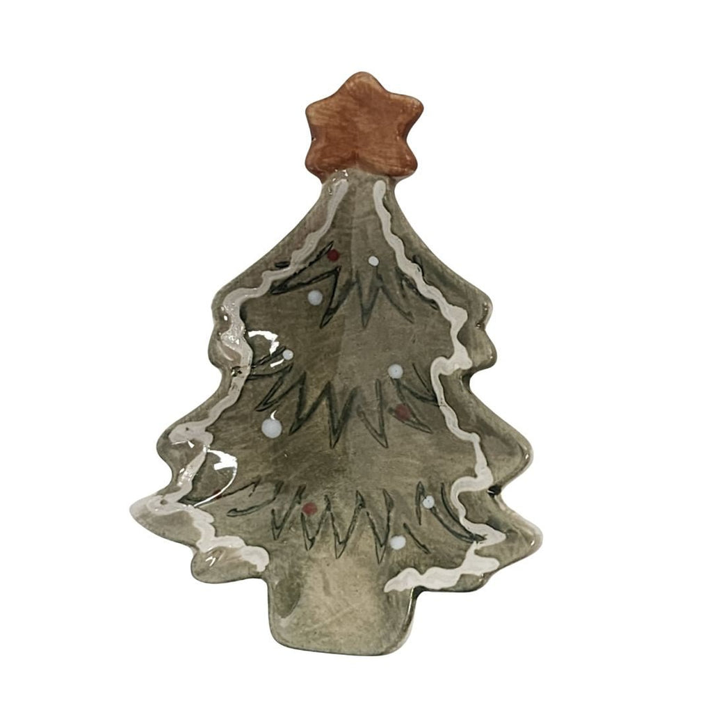 Creative Co - op Brown Star Christmas Tree Dish - The Perfect Pair