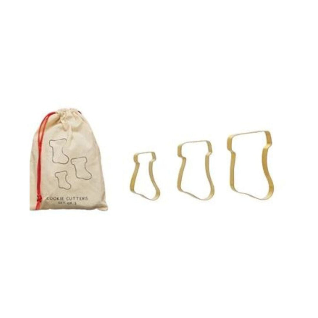 Creative Co - op Stainless Steel Cookie Cutters - Stocking - The Perfect Pair