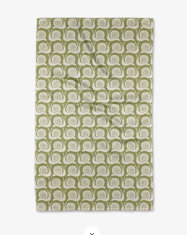 Geometry Snail Party Tea Towel - The Perfect Pair