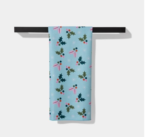 Geometry Tea Towel Berries Mint - The Perfect Pair