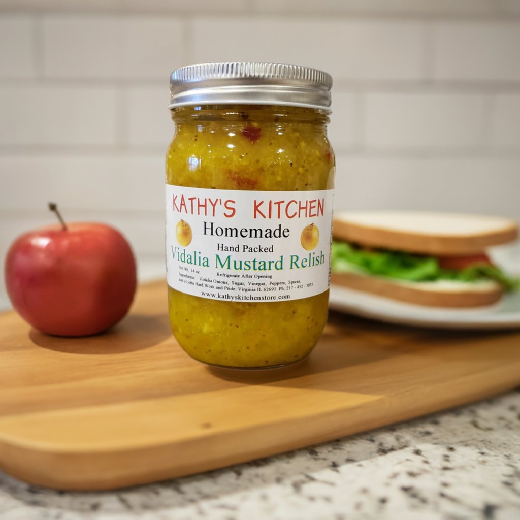 Kathy's Kitchen Vidalia Mustard Relish - The Perfect Pair