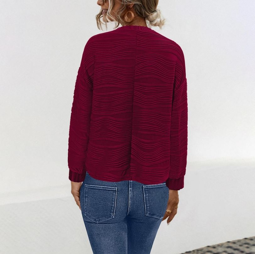 Lily Clothing Wine Pullover Top - The Perfect Pair