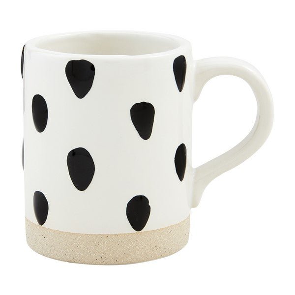 Mud Pie Black Dots Patterned Mug - The Perfect Pair