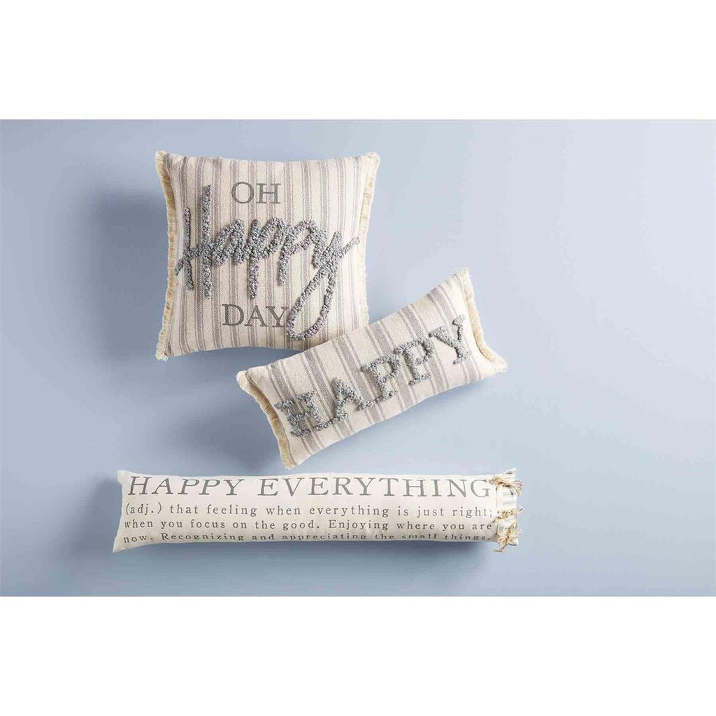 Mud Pie Oh Happy Day Tufted Pillow - The Perfect Pair