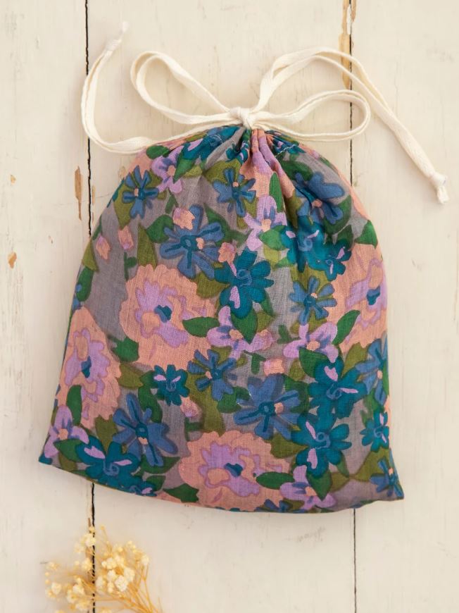 Natural Life Kaftan - In - A - Bag - Pink Blue Floral - The Perfect Pair