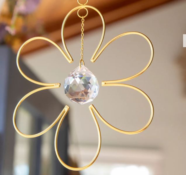 Whimsy Glass Sun Catcher - Flower - The Perfect Pair