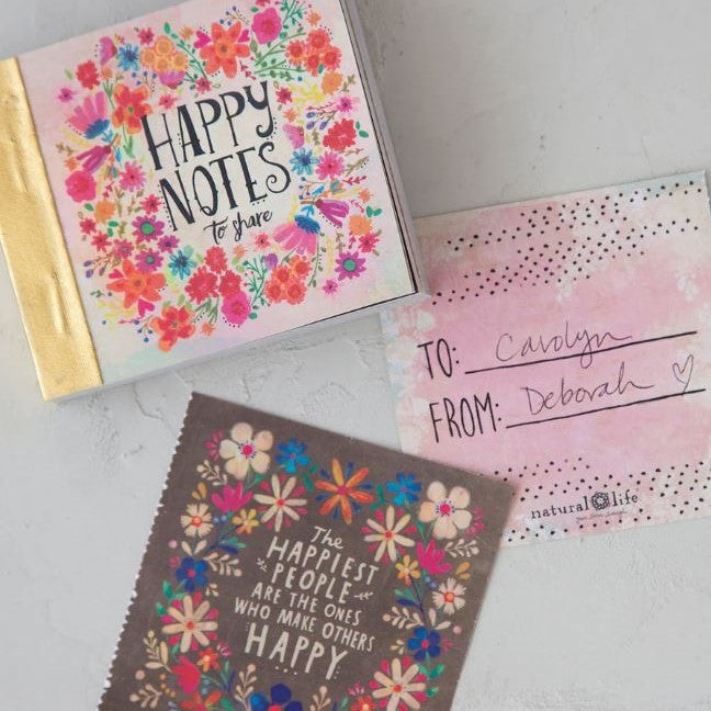Natural Life Happy Notes - Pink - The Perfect Pair  - [boutique]