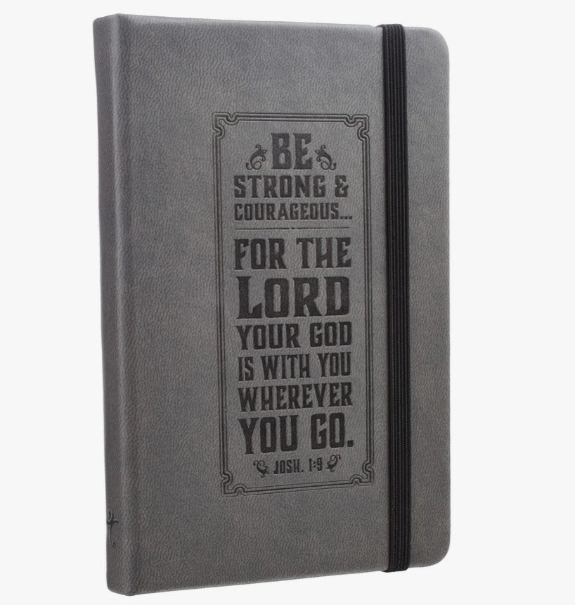 Be Strong Hardcover Luxleather Notebook with Elastic Closure
