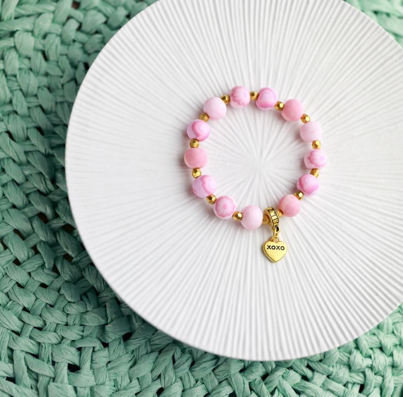 Jilzarah Pink Rainbow Youth Bracelet - The Perfect Pair  - [boutique]