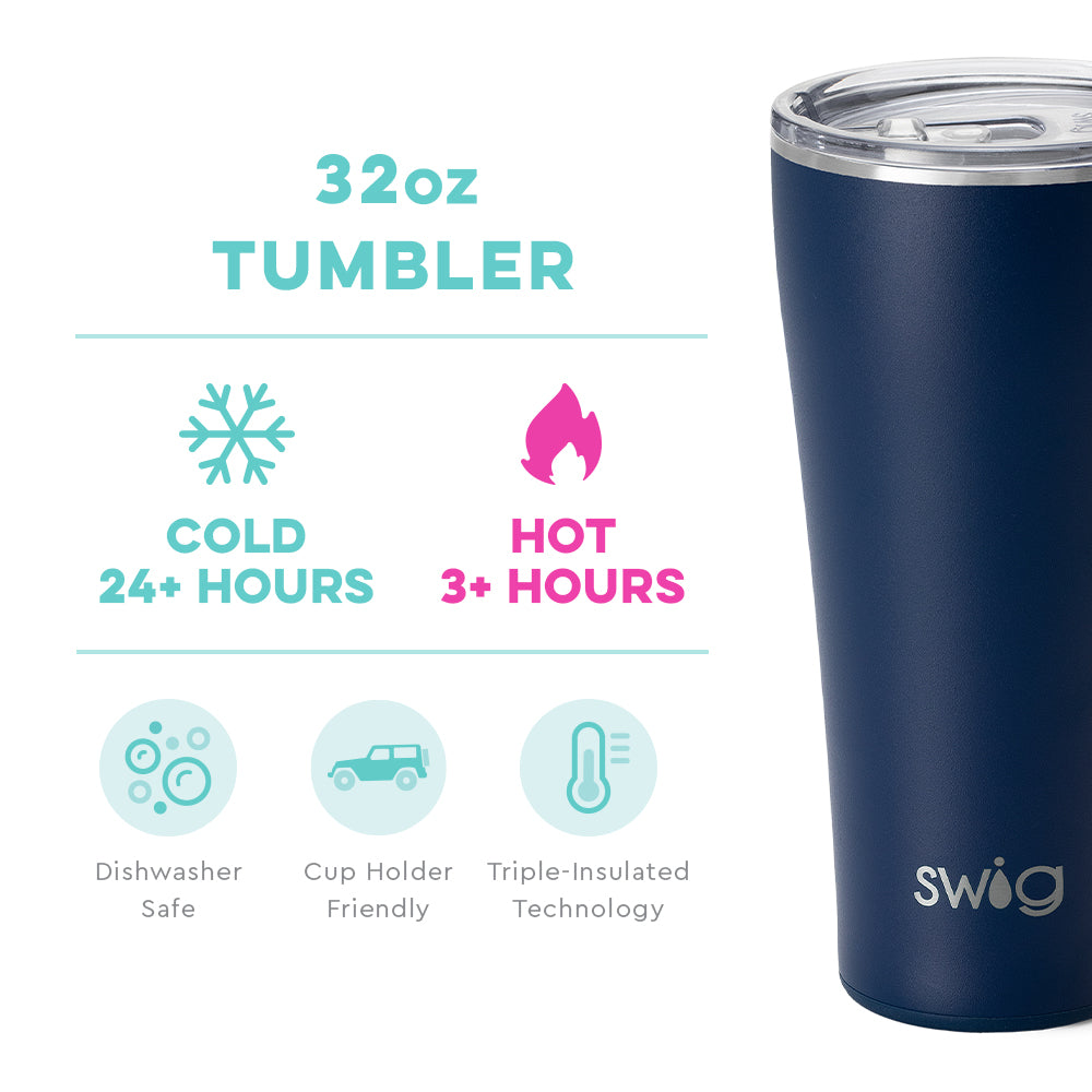 Swig Navy Tumbler (32oz) - The Perfect Pair  - [boutique]