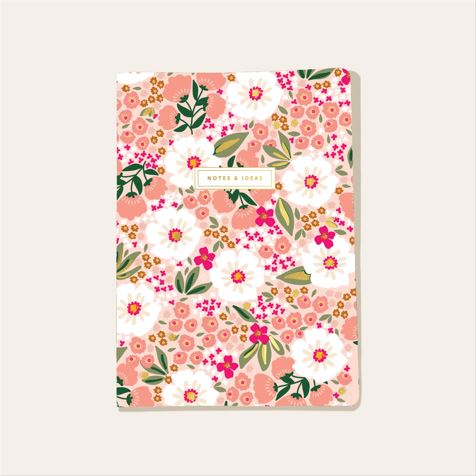 The Darling Effect Sweet Meadow Pink Notebook