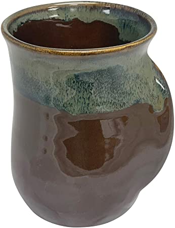 Clay In Motion Mocha Left-Handed Handwarmer Mug - The Perfect Pair  - [boutique]