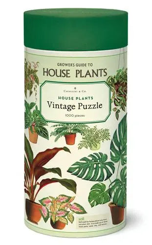 Cavallini House Plant Puzzle 1,000 Piece Puzzle - The Perfect Pair  - [boutique]
