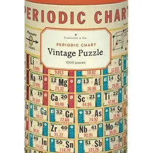 Cavallini Periodic Chart 1,000 Piece Puzzle - The Perfect Pair  - [boutique]