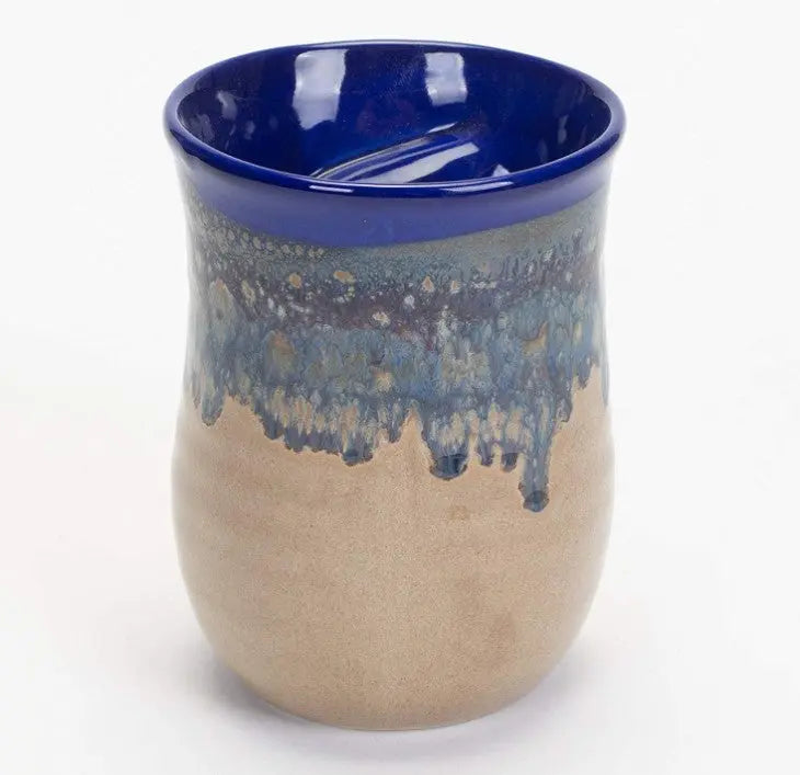 Clay In Motion Cobalt Canyon Right-Handed Handwarmer Mug - The Perfect Pair  - [boutique]