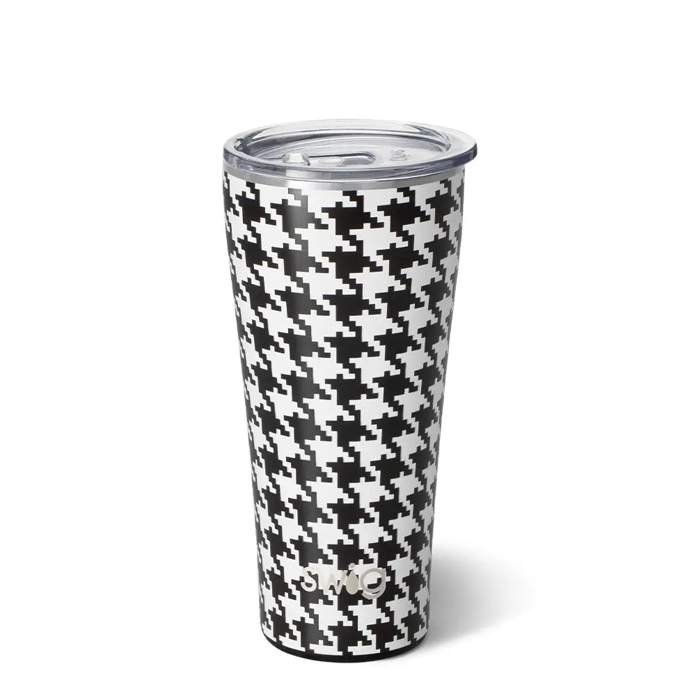 Swig Houndstooth Tumbler (32 oz) - The Perfect Pair  - [boutique]