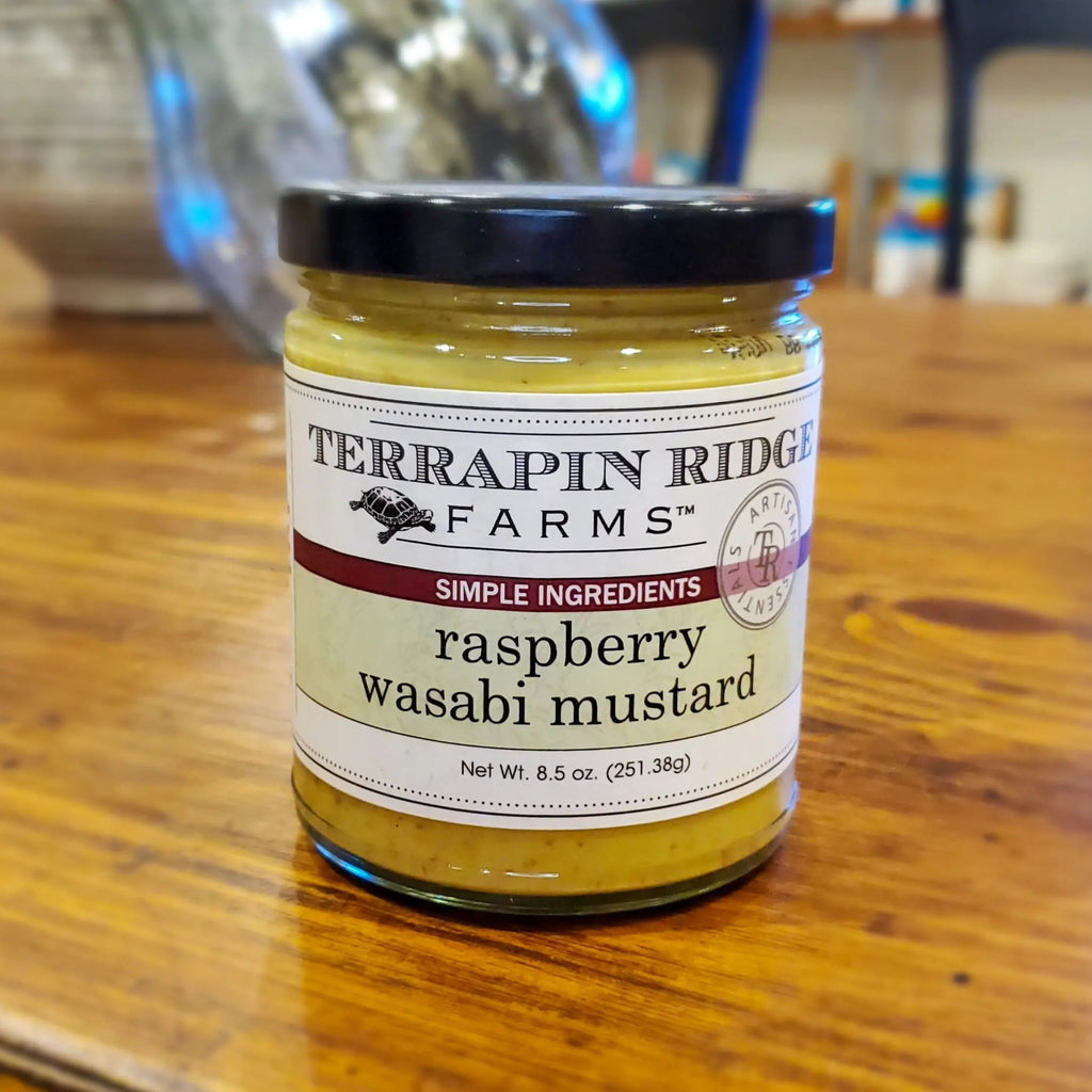 Terrapin Ridge Raspberry Wasabi Dipping Mustard - The Perfect Pair  - [boutique]