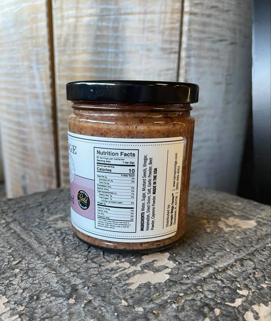 Terrapin Ridge Sweet Beet & Horseradish Mustard - The Perfect Pair  - [boutique]