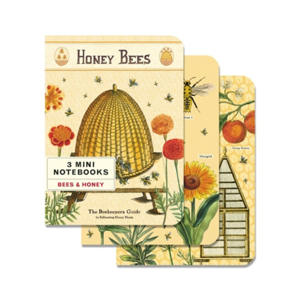 Cavallini Bees and Honey Mini Notebook - The Perfect Pair  - [boutique]